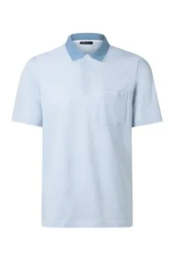 MAERZ Polo-Shirt blue sky Regular Fit