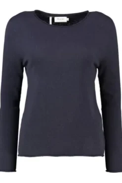 MAERZ Pullover marine extrafeine Merinowolle