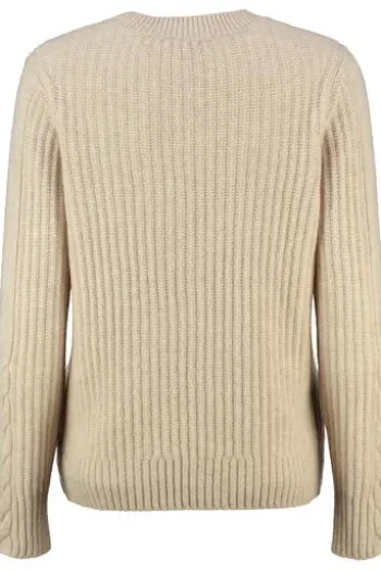 MAERZ Pullover natur im Rippstrick