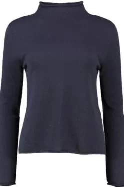 MAERZ Pullover navy extrafeine Merinowolle