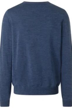 MAERZ Rundhals Pullover deep sea