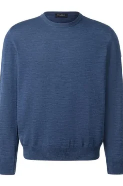 MAERZ Rundhals Pullover deep sea