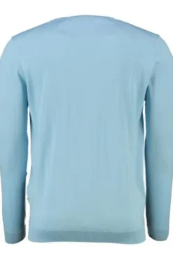 MAERZ Rundhals Pullover ocean aqua Modern Fit