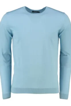 MAERZ Rundhals Pullover ocean aqua Modern Fit