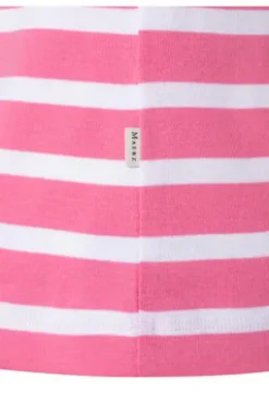 MAERZ Shirt chateau rose gestreift in softer Baumwoll-Mixqualität
