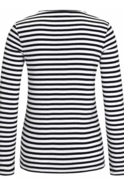 MAERZ Shirt marine gestreift langarm