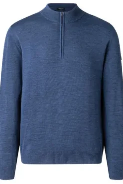 MAERZ Stehkragen Pullover deep sea