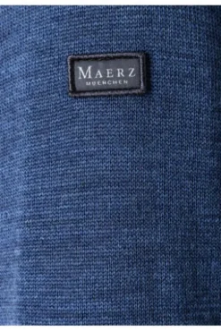 MAERZ Stehkragen Pullover deep sea