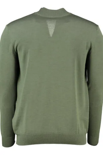 MAERZ Stehkragen Pullover moos garden