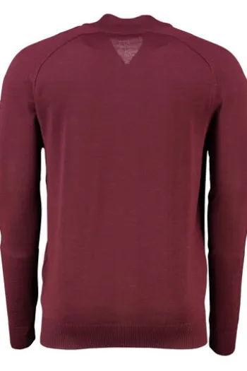 MAERZ Strickjacke barolo wine