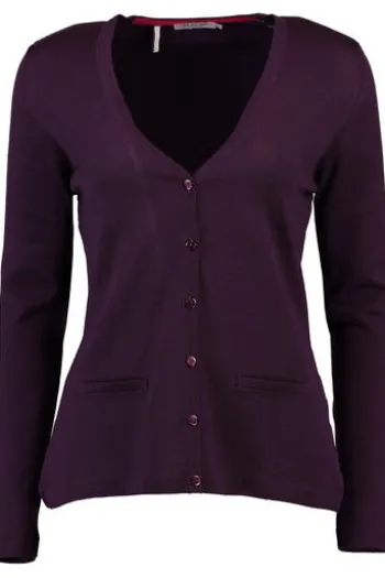 MAERZ Strickjacke pflaume