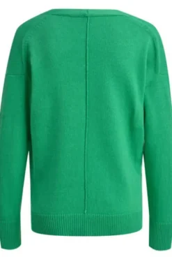 Milano Italy Cardigan with V-neck and placket at cf, 1/1 sleeves kiwi