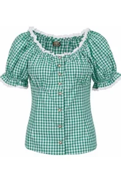 OS TRACHTEN Bluse gruen