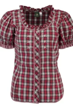 OS TRACHTEN Bluse rot