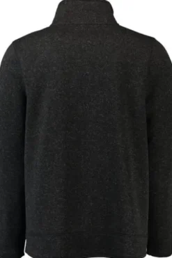 OS TRACHTEN Fleece-Jacke anthrazit meliert
