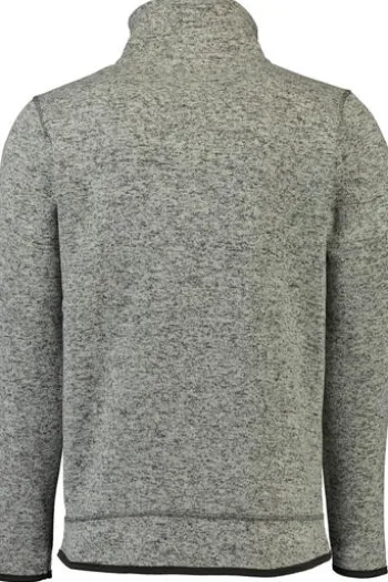 OS TRACHTEN Fleece-Jacke grau meliert