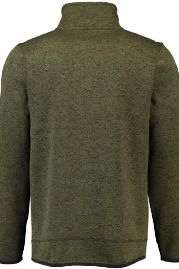 OS TRACHTEN Fleece-Jacke oliv meliert