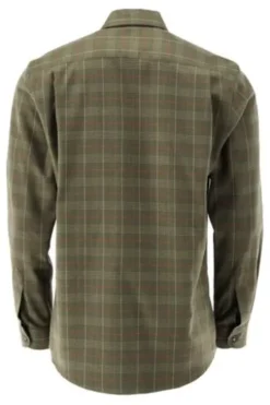 OS TRACHTEN Jagd Flanell Hemd oliv kariert Regular Fit
