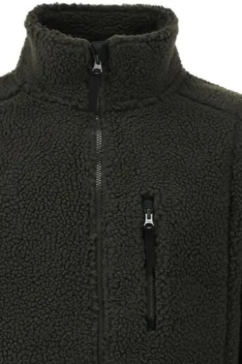 OS TRACHTEN Jagd Teddy Fleece Jacke oliv