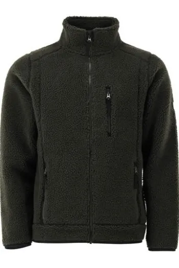 OS TRACHTEN Jagd Teddy Fleece Jacke oliv