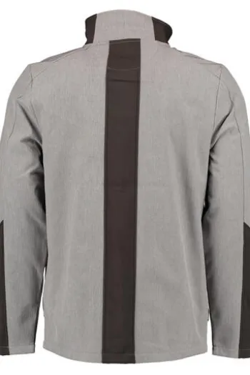 OS TRACHTEN Softshell-Jacke grau zweifarbig
