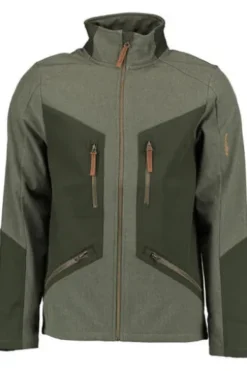 OS TRACHTEN Softshell-Jacke oliv zweifarbig