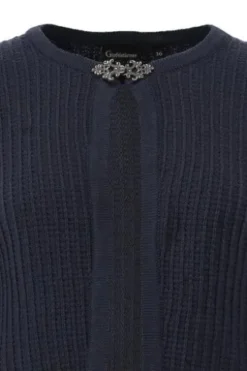 OS TRACHTEN Strickjacke marine langarm