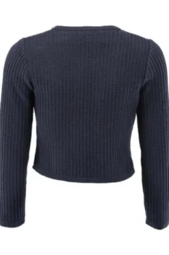 OS TRACHTEN Strickjacke marine langarm