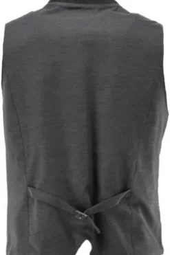 OS TRACHTEN Weste anthrazit gemustert Slim Fit