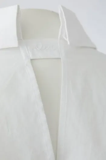 OUI Bluse white Langarm