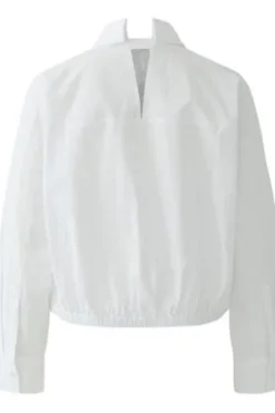 OUI Bluse white Langarm