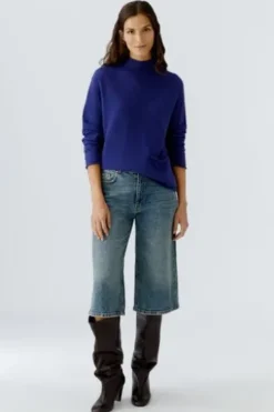 OUI Pullover blue ribbon