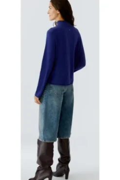 OUI Pullover blue ribbon