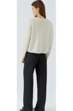 OUI Pullover Nila offwhite