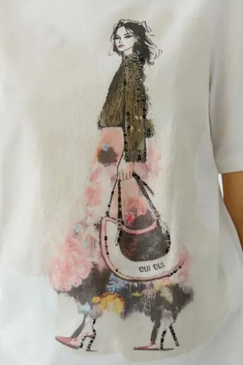 OUI Shirt cloud dancer