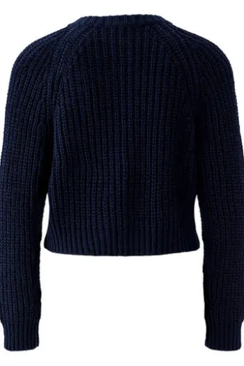 OUI Strickjacke OSKAR darkblue