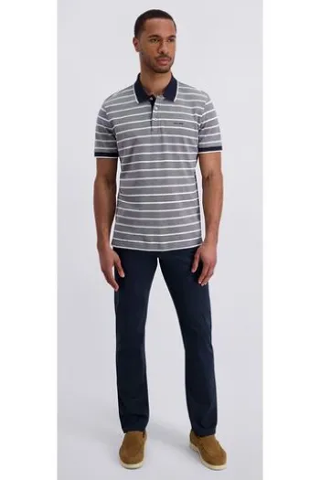 PIERRE CARDIN Five-Pocket-Hose PC Lyon blau Tapered Fit
