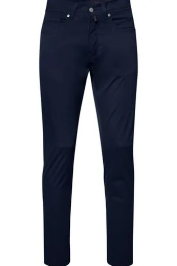 PIERRE CARDIN Five-Pocket-Hose PC Lyon blau Tapered Fit