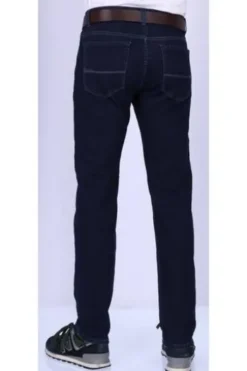 PIERRE CARDIN Five-Pocket-Jeans Lyon dark blue stonewash