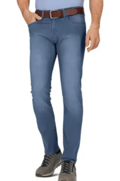 PIERRE CARDIN Five-Pocket-Jeans Lyon light blue
