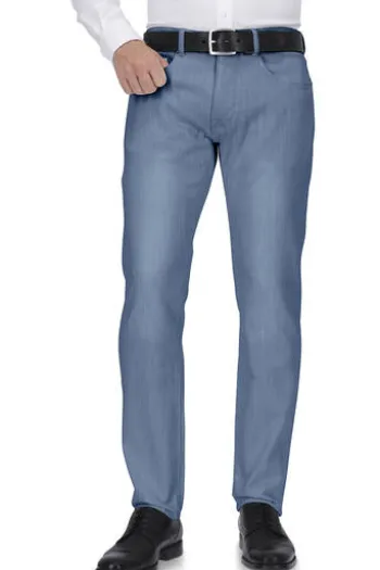 PIERRE CARDIN Five-Pocket-Jeans Lyon light blue Lyon Tapered