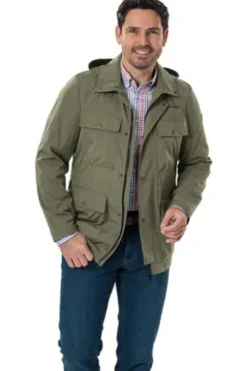 PIERRE CARDIN Jacke gruen super leicht