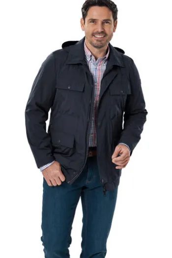 PIERRE CARDIN Jacke marine super leicht