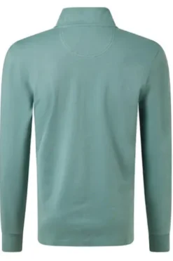 PIERRE CARDIN Langarm Polo-Shirt sagebrush green Modern Fit