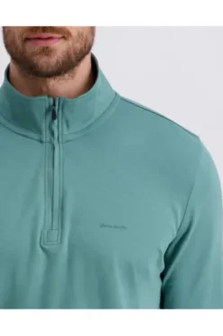 PIERRE CARDIN Langarm Polo-Shirt sagebrush green Modern Fit