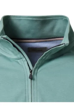 PIERRE CARDIN Langarm Polo-Shirt sagebrush green Modern Fit
