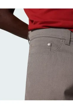 PIERRE CARDIN Light-Baumwoll-Hose Lyon grau Lyon Tapered