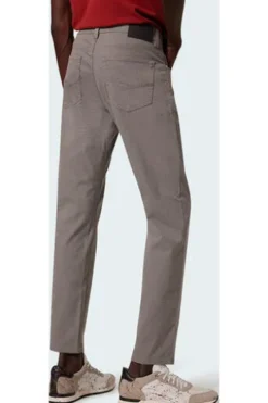 PIERRE CARDIN Light-Baumwoll-Hose Lyon grau Lyon Tapered