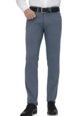 PIERRE CARDIN Light-Baumwoll-Hose Lyon blau Lyon Tapered