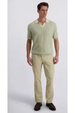 PIERRE CARDIN Polo-Shirt desert sage